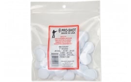 Pro-Shot 1-300 Cotton Flannel Pouches 1" Round Cleaning Patches .22 -.270 Cal