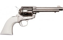 Cimarron PP410LNI Uberti Frontier 45LC 4.75 NKL Laser Engrave Revolver