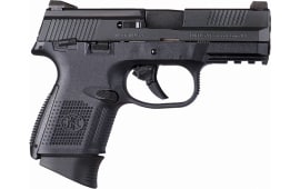 FN 66770 FNS 9 Compact Safety DA 9mm 3.6" 17+1 Polymer Grip Black