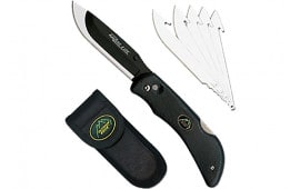 Outdoor Edge RO10C Razor Pro Folder 3.5" 420J2 Stainless Razor/Zipper Black