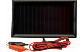 American Hunter BLEC12 Economy Solar Charger 12 Volt White Features Trickle Charge