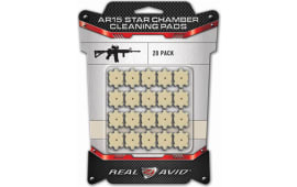Real Avid AVAR15CP Star Chamber Cleaning Pads 223 Rem/5.56x45mm NATO Wool 20 Per Pkg
