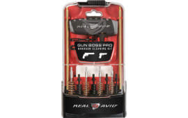 Real Avid AVGBPROP Gun Boss Cleaning Kit Multi-Caliber Pistol Firearm Slotted Tip 12.50" Long Bronze Bristles Includes Case