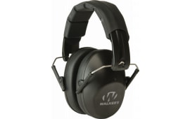 Walkers Game Ear GWPFPM1 Pro Low Profile Folding Muff Earmuff 22 dB Black
