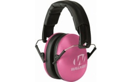 Walkers Game Ear GWPYWFM2PNK Youth & Women Folding Ear Muff 27 dB Pink