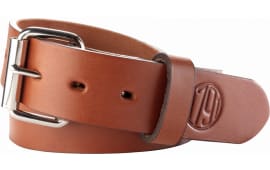 1791 Gunleather BLT013438CBRA Gun Belt 01  made of Leather with Classic Brown Finish, 1.50" Width & 38" Belt Size for 34 Pants