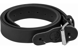 1791 Gunleather BLT013438SBLA Gun Belt 01  made of Leather with Stealth Black Finish, 1.50" Width & 38" Belt Size for 34 Pants