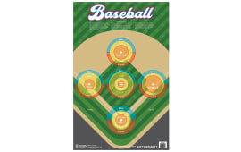 Action Target GSBASE100 Entertainment  Ball Field Paper Hanging 23" x 35" Multi-Color 100 Per Box