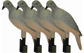 Mojo Outdoors HW9004 Clip On  Dove Species Natural Plastic 4 Per Pack