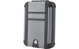 SnapSafe 75212 TrekLite Lock Box Keylock Personal Safe Key 10" x 7" x 2" Polycarbonate Black/Gray