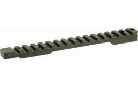 Talley PLM252700 Picatinny Rail with 20 MOA For Remington 700 Long Action Black Matte Finish