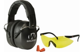 Walkers Game Ear GWPFM3GFP Passive EXT Safety Combo Earmuff/Plugs/Glasses 34dB