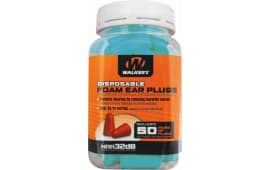 Walker's GWPFP-50PKTL Foam Ear Plugs  Foam 33 dB In The Ear Teal Adult 50 Pair