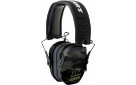 Walkers GWP-DRSEM-MC Razor Pro Digital Electronic Polymer 23 dB Over the Head Gray Camo Ear Cups w/Black Band