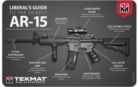 Tekmat R17AR15MEDiamondback Liberals Guide AR-15 Cleaning Mat 17" x 11" Black