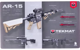 Tekmat 42AR15WPD AR-15 Weapons Platform Design Door Mat AR-15 Design 25" x 42" Multi-Color