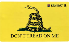 Tekmat 42TREAD Don't Tread on Me Floor Mat Gadsden Flag 25" x 42" Yellow/Black