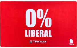 Tekmat 42LIBERAL Zero Percent Liberal Door Mat 0% Liberal 25" x 42" Red
