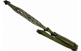 Limbsaver 12192 Kodiak-Air Sling made of OD Green NAVCOM Rubber with 2" W & Adjustable Design for Rifles