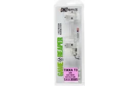 DNZ 30550S 1-Pc Base & Ring Combo For Tikka T3 Silver Finish 30mm Rings Medium