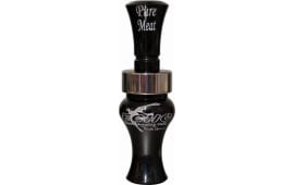 Echo Calls 79019 Pure Meat  Open Call Double Reed Mallard Sounds Attracts Ducks Black Acrylic
