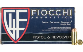 Fiocchi 10APHP Defense Dynamics 10mm Auto 180 gr Jacketed Hollow Point (JHP) - 50rd Box