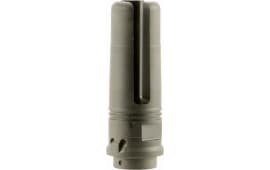 SureFire SF3P7625824 SOCOM 3-Prong Flash Hider Black DLC Stainless Steel with 5/8"-24 tpi Threads & 2.60" OAL for 7.62mm AR-10