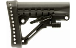 Archangel AA120 Heavy Duty Buttstock  Black Synthetic 6 Position M4 AR-15, AR-10 with Commercial Tube