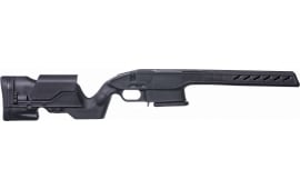 Archangel AAS10 Precision Elite Stock  Black Synthetic Fixed with Adjustable Cheek Riser for Savage 10/11 Short Action