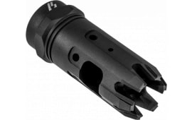 Strike Industries MK9COMP Mini King Comp Black Steel with 1/2"-28 tpi Threads & 2.30" OAL for 9mm Luger AR-Platform