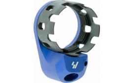 Strike Industries Blue AR Castle Nut and Extended End Plate Steel