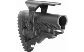 FAB Defense FXGLR16CP GLR-16 CP Buttstock Adjustable Cheekrest & Anti-Rattle Mechanism Matte Black Synthetic for AR-15, M4