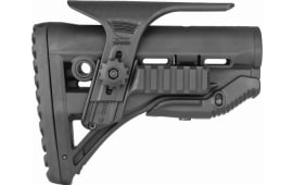FAB Defense FXGLSHOCKPC GL-Shock PCP Buttstock Matte Black Fixed Storage Compartment & Anti-Rattle Mechanism for AR-15, M4