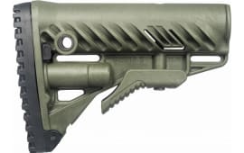 FAB Defense FXGLR16G GLR-16 Buttstock OD Green Synthetic for AR-15, M16