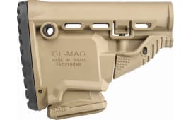 FAB Defense FX-GLMAGT GL-Mag Survival Buttstock Flat Dark Earth Synthetic for AR-15, M4