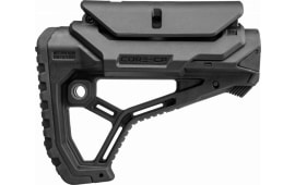 FAB Defense FXGLCORECPB GL-Core CP Buttstock Adjustable Cheekrest Matte Black Synthetic for AR-15, M4