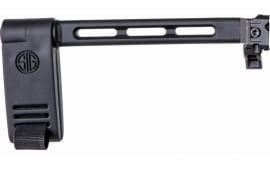 Sig Sauer PCBXFOLDBLK Stabilizer Brace  made of Black Synthetic mounted via 1913 Picatinny Rail for Sig MCX, MPX