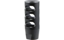 TacFire MZ10023BN Compact Compensator Black Nitride Steel with 5/8"-24 tpi Threads, 2.50" OAL & 1" Diameter for 308 Win AR-10