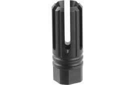 TacFire MZ10053BN 6 Prong Flash Hider Black Nitride Steel with 5/8"-24 tpi Threads, 2.22" OAL & 0.87" Diameter for 308 Win AR-10