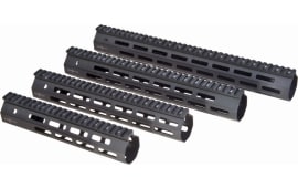 Troy Ind SRAIML190BT00 Battle Rail  M-LOK Aluminum Black Anodized 9" for AR-15, M16