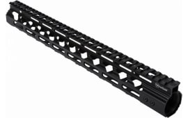 Firefield FF34067 Verge Handguard 15" M-LOK Style Made of Aluminum with Black Anodized Finish for AR-15