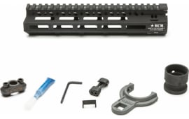 Bravo Company MCMR9556BLK BCMGunfighter MCMR 9" M-LOK, Free-Floating Style Made of Aluminum with Black Anodized Finish for AR-Platform
