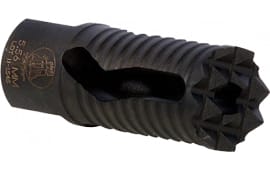 Troy Ind SBRAMED05BT00 Medieval Muzzle Brake Black Steel with 1/2"-28 tpi Threads & 2.25" OAL for 5.56x45mm NATO AR-Platform