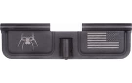 Spikes SED7010 Ejection Port Door AR-15 Laser-Engraved Spider Steel Black