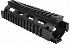 Aim Sports MT021 M4 Carbine Handguard Quad Rail Aluminum Black Hard Coat Anodized
