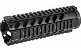 Aim Sports MT060 AR Handguard  7" Carbine & Free-Floating Style Made of Aluminum with Black Anodized Finish & Quad Rail