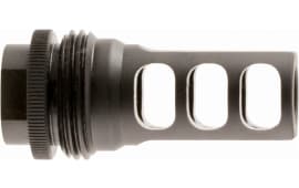 SilencerCo AC1733 ASR Muzzle Brake Black Steel with 5/8"-24 tpi Threads for 458 Cal