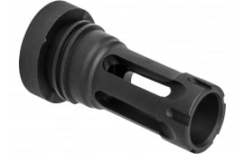 Yankee Hill 430228A QD Light Tactical Flash Hider made of Black Finish Steel with 1/2"-28 tpi Threads for 30 Cal AR-Platform