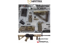 Matrix Diversified Ind MAGMIL62KM Magpul Carbine Accessory Kit  AR-15 Kryptek Mandrake Ambidextrous