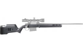 Magpul MAG483-GRY Hunter 700 Long Action Remington 700 Stock Reinforced Polymer/Anodized Aluminum Gray M-LOK Slots